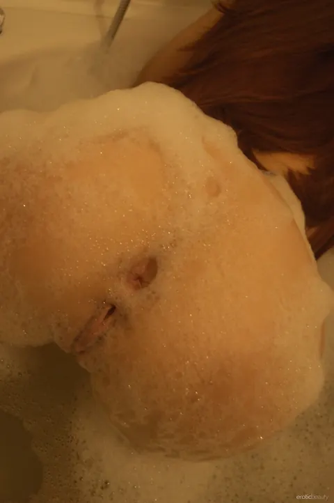 Slim Busty Redhead Spreads Her Pussy in the Bathroom – photo 12 of 21
