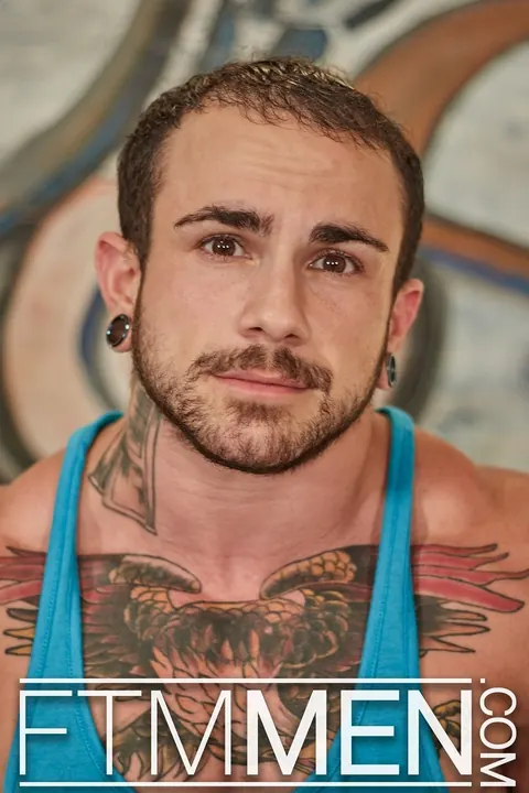 Tattooed Hairy Man Poses Nude Showing His Cock – photo 2 of 15