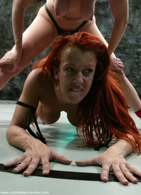 Dee Williams: Blonde MILF and Petite Redhead Submit to Lesbian Bondage – photo 20 of 21