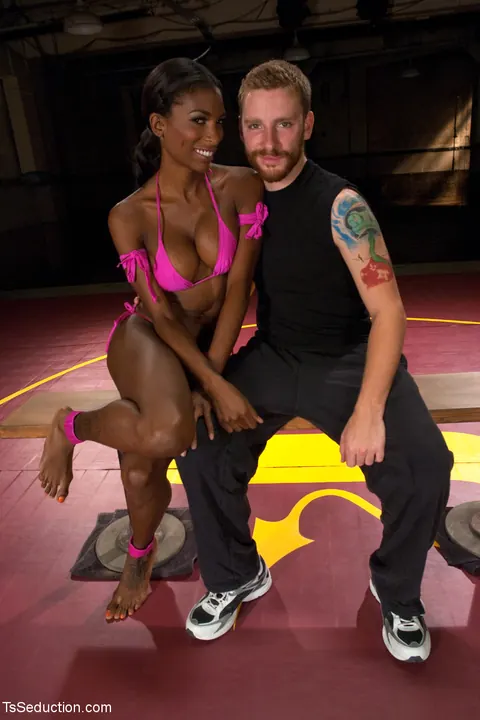 Petite Ebony Trans Woman Undresses Fully Nude and Poses – photo 2 of 21
