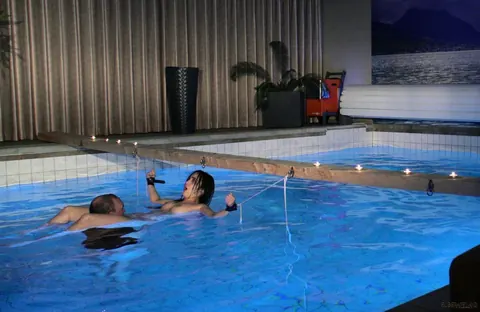 Alice Hernandez: Brunette Latina Submits to Bondage Sex by the Pool – photo 13 of 16
