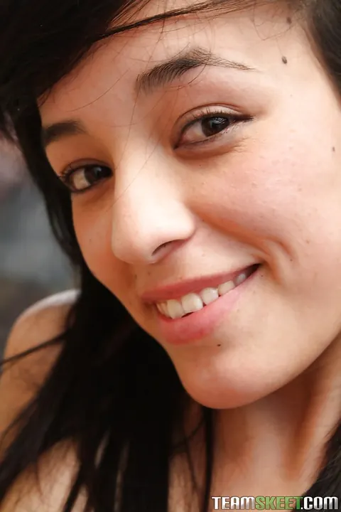 Sharon Hernandez: Latina in Socks Takes Two Cocks and Gets a Facial – photo 12 of 16