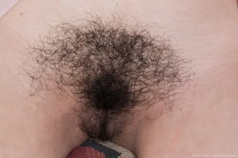 Stacie Rose: Busty Brunette Vibrates Her Hairy Pussy in Lingerie – photo 6 of 16