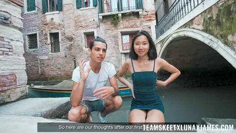 Luna Okko: Short-Haired Asian Bound and Fucked Outdoors in POV – photo 20 of 21