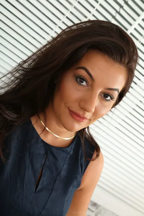 Christie Jenna: Tall British MILF Strips Out of Her Dress in the Office – photo 7 of 21