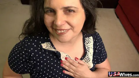 Curvy Latina MILF Strips and Uses a Dildo on Her Hairy Pussy – photo 4 of 16
