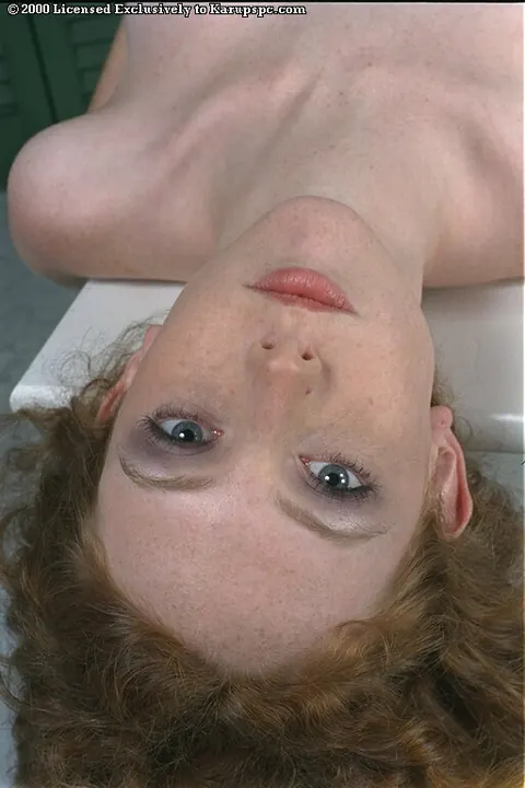 Amateur Redhead Pulls Aside Her Green Panties and Spreads Her Pussy – photo 15 of 16