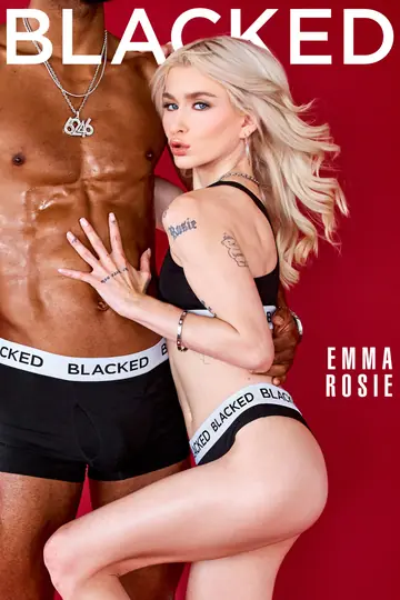 Emma Rosie – Blonde in Lingerie and Bikini Takes Interracial Doggy Outdoors