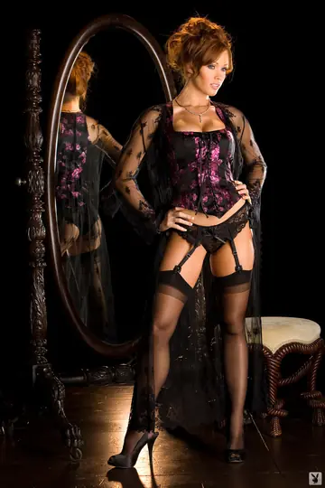 Redhead MILF Strips Out of Her Lingerie and Flaunts Her Big Tits