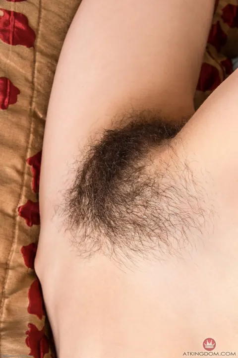 Liza James: Thick Brunette in Socks Spreads Her Hairy Bush – photo 14 of 21