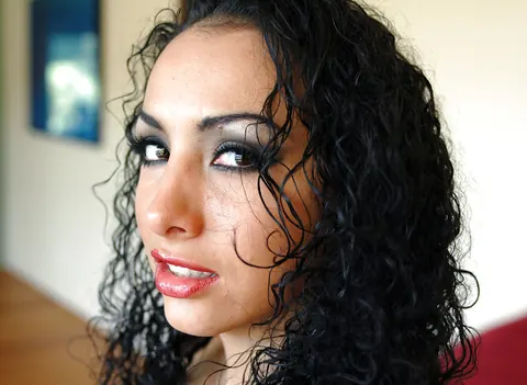 Monique Madison: Thick Curly Latina Rides Him Anally in Heels – photo 5 of 16