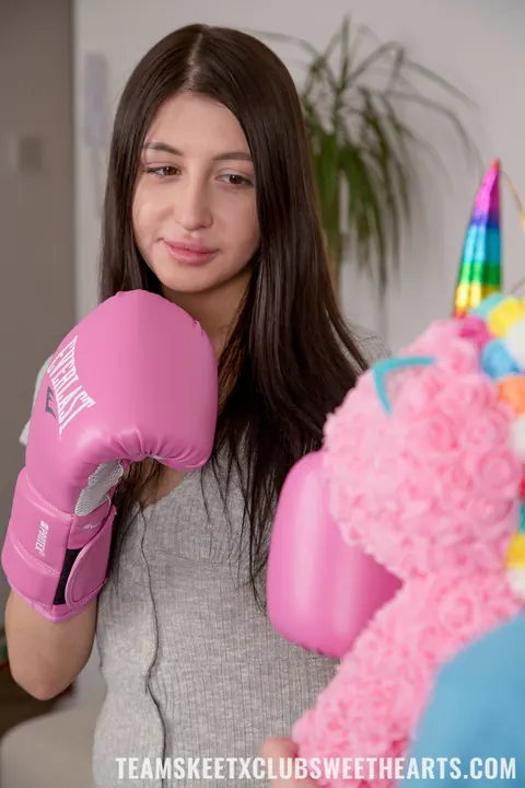 Rin White: Petite Russian Seduces Boxing Coach and Takes Cum on Her Ass – photo 2 of 21