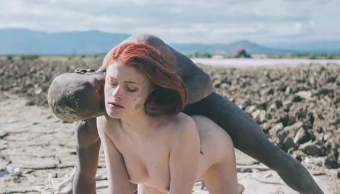 Lucy Huxley: Thick Redhead with Big Natural Tits Takes Anal Doggy Style Outdoors – photo 4 of 14