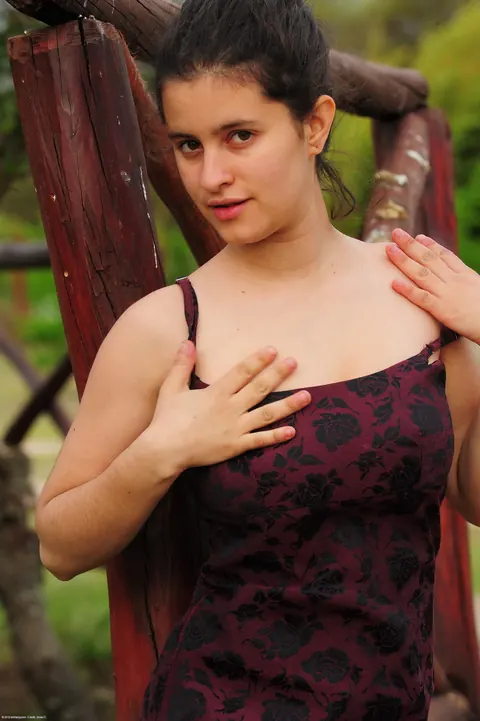 Latina Undresses to Show Her Hairy Pussy – photo 6 of 21