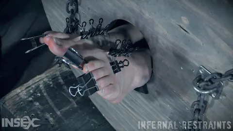 Tess Dagger: Brunette PAWG Gets Oiled and Bound in a Dungeon for Lesbian BDSM – photo 3 of 14