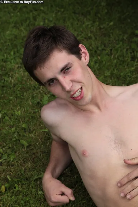 Hairy Man Strips and Strokes His Cock Outdoors – photo 21 of 21