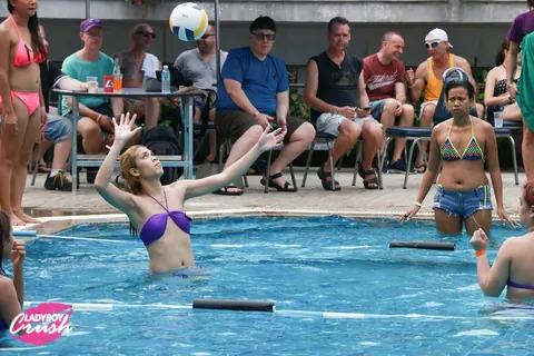 Thai Trans Woman Plays Pool Volleyball Then Strips Nude – photo 11 of 17
