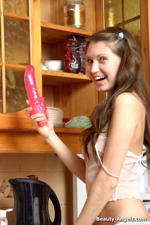 Melika: European Brunette Oils Up and Fingers Her Asshole Before Dildo Play – photo 4 of 15