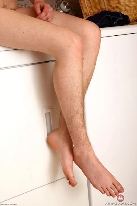 Thick Short-Haired Woman Pulls Down Her Shorts to Show Her Hairy Pussy – photo 19 of 21