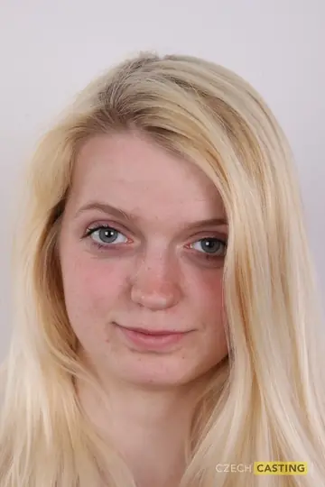 Czech Blonde Strips Out of Her Jeans on a Stool