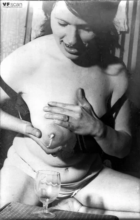 Busty Woman Bound and Spread in Vintage BDSM – photo 2 of 12
