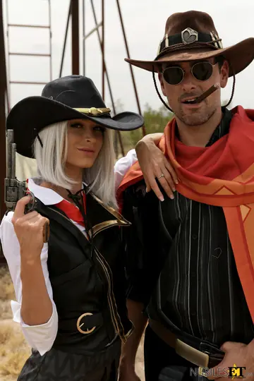 Petite Blonde in Cosplay Sucks Cock and Fucks Her Partner