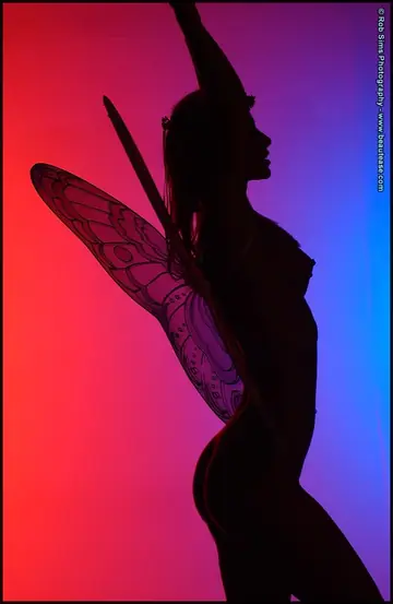 Dalia Tate – Blonde with Big Natural Tits Poses in a Thong and Butterfly Wings