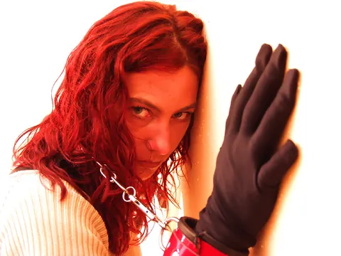 Short-Haired Woman in Boots Dominates a Man with Bondage – photo 8 of 10