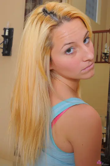 Missy Sweet – Tall Slim Babe Shows Her Natural Tits and Tattoo in Panties