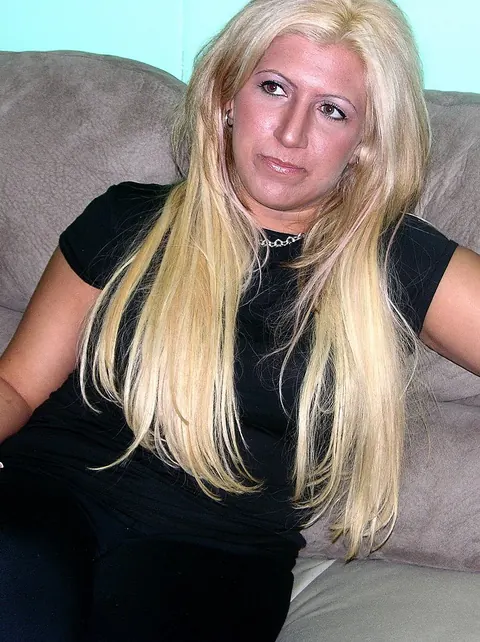 Tanned Blonde MILF with Big Tits Spreads Her Shaved Pussy – photo 3 of 20