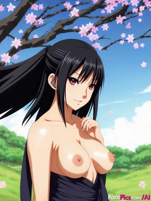 Short-Haired Petite Babe Flaunts Her Big Tits Outdoors – photo 8 of 10