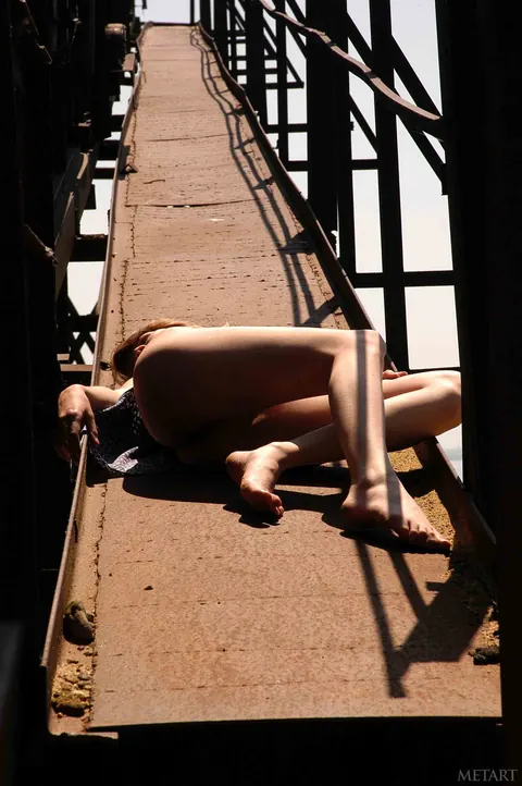 Woman Strips Nude and Spreads Her Legs on the Grass – photo 13 of 21