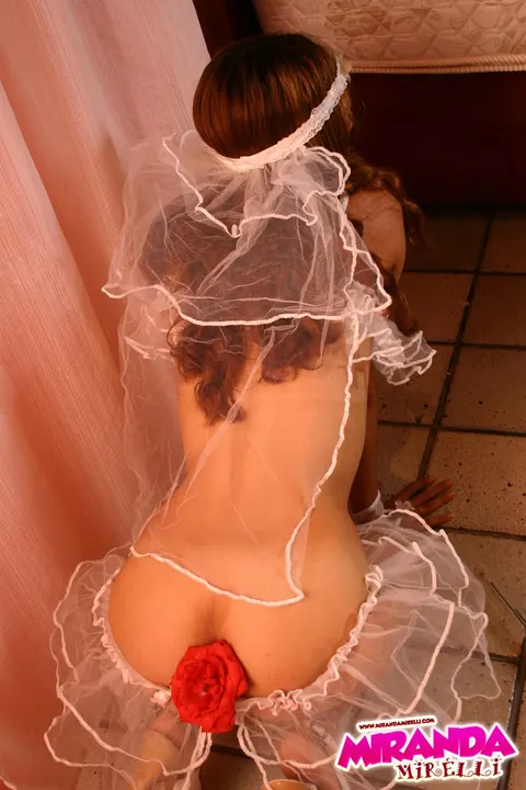 Miranda Mirelli: Slim Latina Redhead Pulls Panties Aside and Spreads – photo 6 of 16