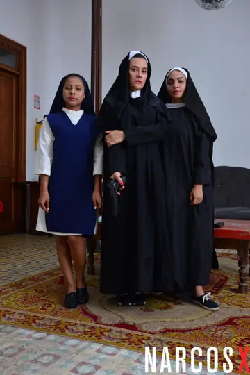 Maria Antonia Alzate – Brunette Latina Nun Fucks Cartel Boss Outdoors and in the Office