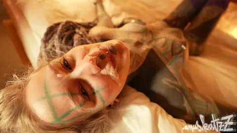Anuskatzz: Tattooed Brunette Takes Anal and a Facial from Her Lover – photo 8 of 16