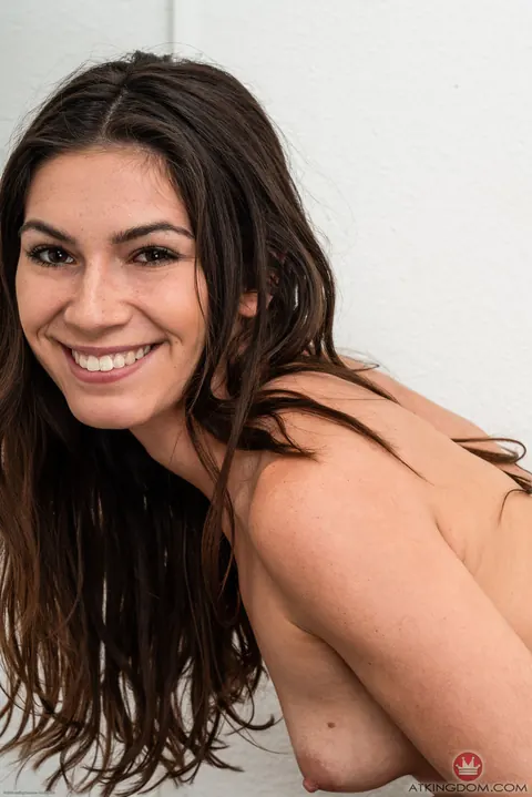 Gianna Gem: Petite Brunette Strips Nude and Poses for Private Collection – photo 12 of 21