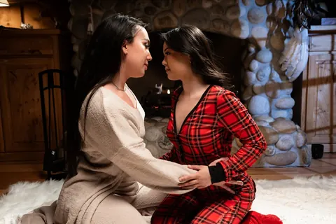 Curvy Asian Trans Woman Joins a Threesome and Takes a Creampie – photo 7 of 15