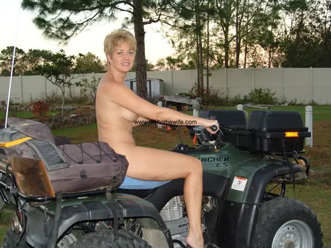 Tracy Lick: Tall Blonde Lesbian Licks and Fingers Her Pussy Outdoors by a Car – photo 19 of 20