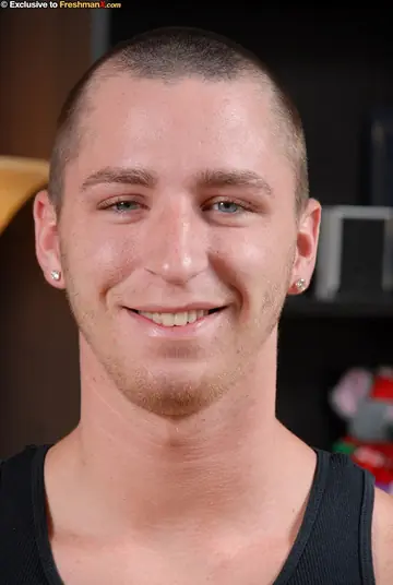 Man Strips and Shoots a Gay Cumshot