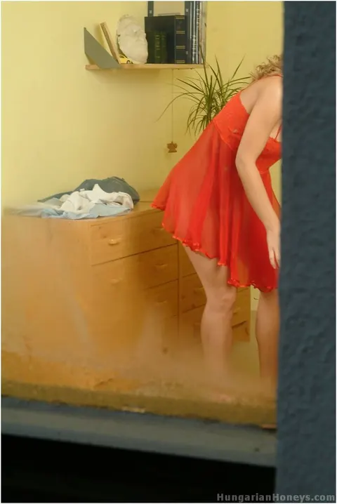 Silvie Thomas: Blonde Czech MILF Strips and Fingers Her Pussy – photo 14 of 20