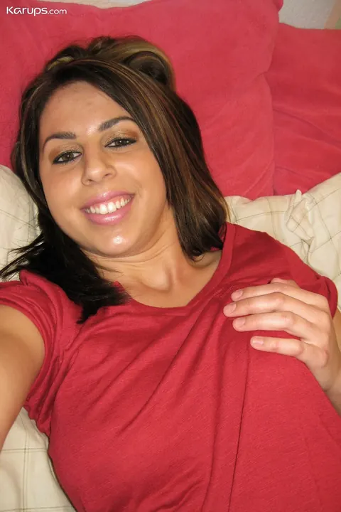 Petite Latina in Panties Spreads Her Pussy in Selfie – photo 4 of 20