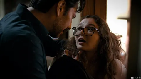 Leana Lovings: Curly Brunette in Glasses Gets Fucked Doggy Style – photo 3 of 20