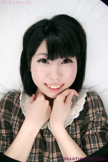 Japanese Brunette Undresses Then Gives POV Blowjob