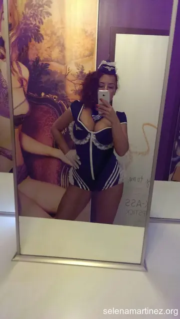 Curly Redhead MILF in Uniform Gets Fucked in the Mirror Selfie