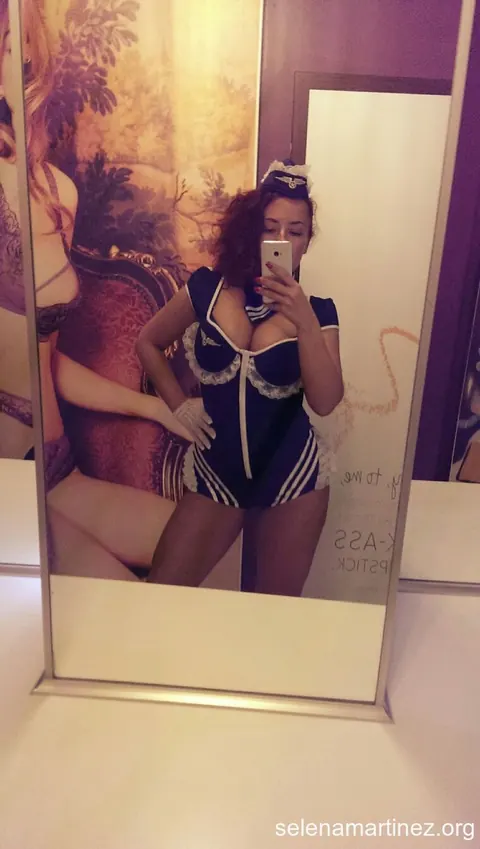 Curly Redhead MILF in Uniform Gets Fucked in the Mirror Selfie – photo 9 of 15