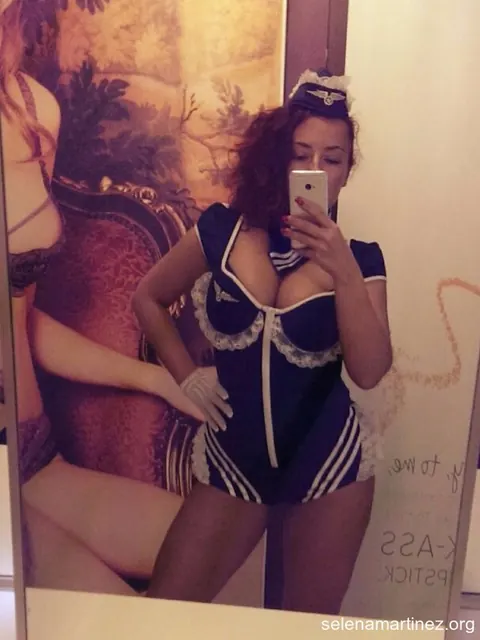 Curly Redhead MILF in Uniform Gets Fucked in the Mirror Selfie – photo 7 of 15
