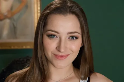Dani Daniels: Petite Brunette in Pantyhose Gets Tied Up in the Office – photo 5 of 20