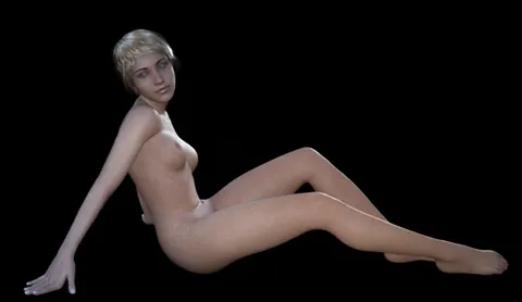 Blonde Poses Nude and Flashes Her Small Tits and Booty – photo 9 of 21