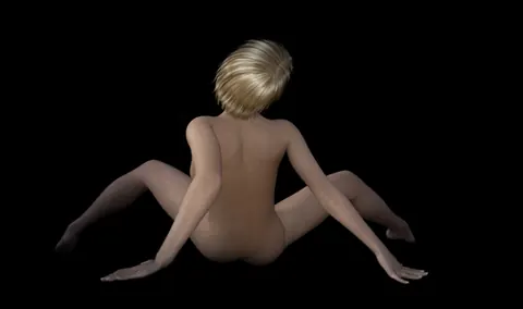 Blonde Poses Nude and Flashes Her Small Tits and Booty – photo 21 of 21