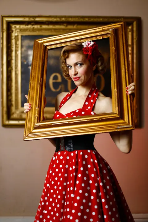 Short-Haired Redhead Poses in a Dress and Heels – photo 17 of 20